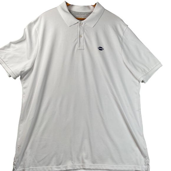 Vineyard Vines Other - Vineyard Vines Edgartown Polo Mens XL White Excellent Football Logo Short Sleeve